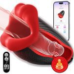 (Ramadan Treats)360° Deep Throat Power 9 Tapping + 9 Vibration Smart Male Masturbator | MNN34-GM-FJ037