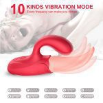 Clitoral Tongue Licking Vibrator – 2 in 1 Rose G-Spot Stimulator | MNN33-067 - Image 2