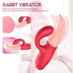 Clitoral Tongue Licking Vibrator – 2 in 1 Rose G-Spot Stimulator | MNN33-067 - Image 3