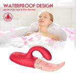 Clitoral Tongue Licking Vibrator – 2 in 1 Rose G-Spot Stimulator | MNN33-067 - Image 5