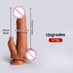 Thrusting & Licking Vibrator with Heating – Remote Control Realistic Dildo for Women | MNN33-016 - Image 3