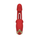 Dildo Thrusting Vibrator with Licking Tongue 7 Thrusting/5 Clamping/Tongue Licking Modes | MNN33-001(Red） - Image 8
