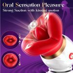 Big Mouth & Long Tongue 3-in-1 Oral Suction Vibrator for Women | MNN33-071 - Image 3
