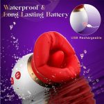 Big Mouth & Long Tongue 3-in-1 Oral Suction Vibrator for Women | MNN33-071 - Image 5