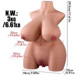 Sanjika Ayaka™ J-Cup Curvy Female Torso – Premium TPE Realistic Love Doll (UAE Exclusive) | UMP035