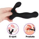 L-Shape Prostate – 10 Modes USB Rechargeable Silicone Anal Vibrator | UMP005 - Image 4