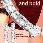 Transparent Penis Sleeve Dubai | Vibrating TPE Penis Extender UAE | Realistic Couples Sleeve | discreet delivery & cash on delivery available | UMPS08A