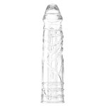Long Penis Sleeve Dubai | Crystal Transparent TPE Extender Sleeve UAE | Men’s Enhancement Cover | Discreet delivery & COD | UMPS04
