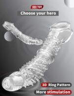 Dragon Design Reusable TPE Penis Sleeve for Vagina Stimulation | UMPS07A - Image 4