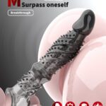 Vibrating Penis Sleeve Cover Dubai | TPE Penis Extension Sleeve UAE | Couples Enhancement Toy | UMPS07B