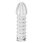 Transparent Penis Sleeve Dubai | Crystal Texture Penis Cover UAE | TPE Sleeve for Couples | discreet delivery & COD available | UMPS06