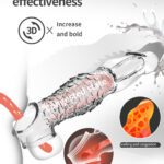 Scale Texture Penis Sleeve Dubai | Long Crystal TPE Sleeve Cover UAE | Men’s Enhancement Sleeve | Fast discreet delivery | UMPS9A