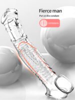 Reusable TPE Penis Sleeve with Stimulating Bumps | UMPSS8A - Image 3