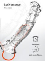 Reusable TPE Penis Sleeve with Stimulating Bumps | UMPSS8A - Image 4