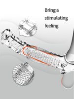 Reusable TPE Penis Sleeve with Stimulating Bumps | UMPSS8A - Image 6