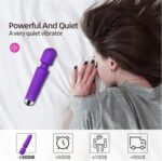 （Ramadan Treats）Rechargeable G-Spot Wand Vibrator For Women | UMP012(Purple） - Image 5