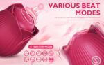 Rose 2-in-1 Clitoral & G-Spot Vibrator – Premium Women’s Vibrator in UAE | 10 Modes | IPX7 Waterproof | UMP015 - Image 2