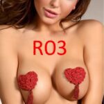 The "Midnight Rose" | Heart-Shaped Tassel Nipple Covers | R3