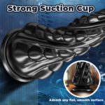 Buy Large Spiral Anal Plug UAE – Dragon Texture Silicone Butt Plug with Strong Suction Base | UMP009 - Image 3