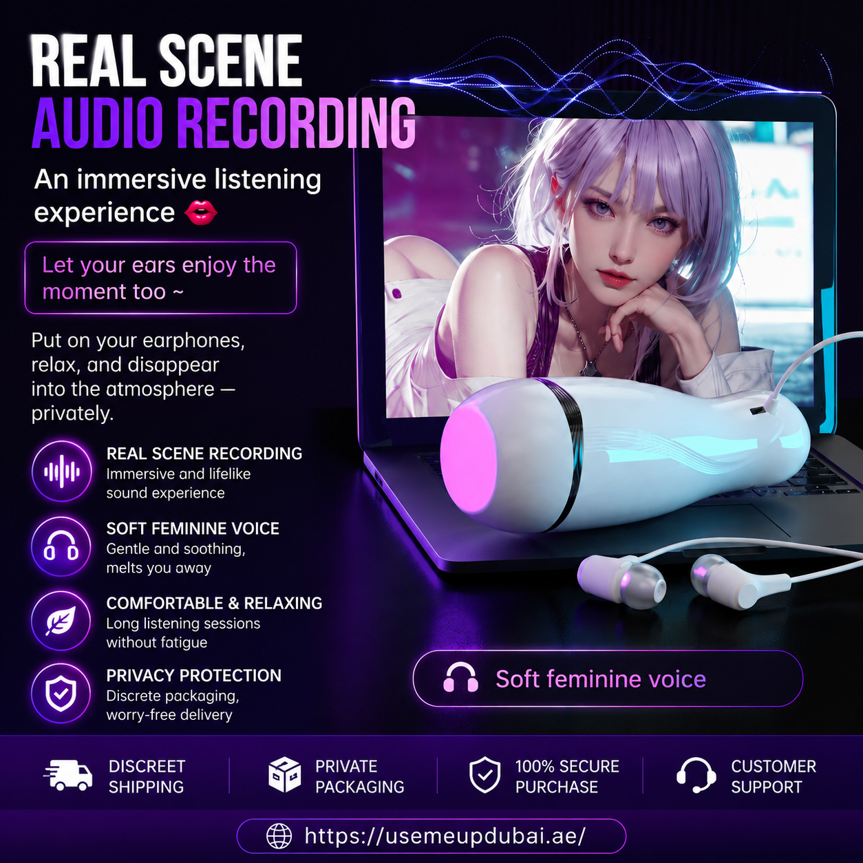 0196fbbe-848c-439a-80f8-3d4cbdab47d0 Smart Interactive Voice Masturbator Dubai | A Private Escape From The Pressure Of Everyday Life | UMP028 - Image 1
