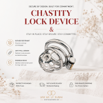 Hidden Lock Stainless Steel Chastity Cage 45mm Ring | Sunflower 8-Hole Design | Discreet Delivery UAE | UMP038 - Image 5