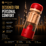 Vibrating Male Masturbator Cup Dubai | Textured Stroker with Multi-Speed Vibration UAE | Discreet Delivery | UMP030