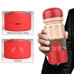 Vibrating Male Masturbator Cup Dubai | Textured Stroker with Multi-Speed Vibration UAE | Discreet Delivery | UMP030 - Image 9