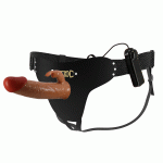 Vibrating Strap-On Rabbit Dildo Dubai | Wearable Couples Harness UAE | Lesbian Strap-On Vibrator | UMP027 - Image 4