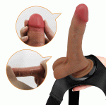 Vibrating Strap-On Harness Set Dubai | Realistic Wearable Dildo | Couples & Lesbian Play | Discreet Delivery UAE | UMP046 - Image 3