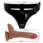 Vibrating Strap-On Harness Set Dubai | Realistic Wearable Dildo | Couples & Lesbian Play | Discreet Delivery UAE | UMP046 - Image 8