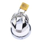 304 Stainless Steel Male Chastity Cage Lockable Device 44mm Ring | Discreet Delivery UAE | UMP039 - Image 5
