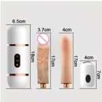 Heating Telescopic Thrusting Massager with Remote Control | 7 Modes | Waterproof | UAE Discreet Delivery | UMP019 - Image 3